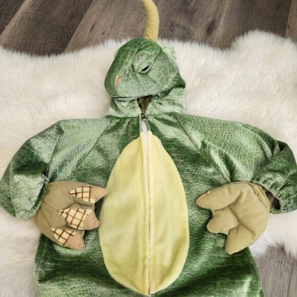 Green Dragon/Dinosaur Plush Toddler Halloween Costume Size 2-3 Yrs - Picture 2 of 14